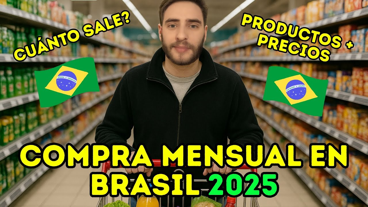 COMPRA MENSUAL EN BRASIL || OCTUBRE DEL 2025 - Productos y precios || Valen Leporace