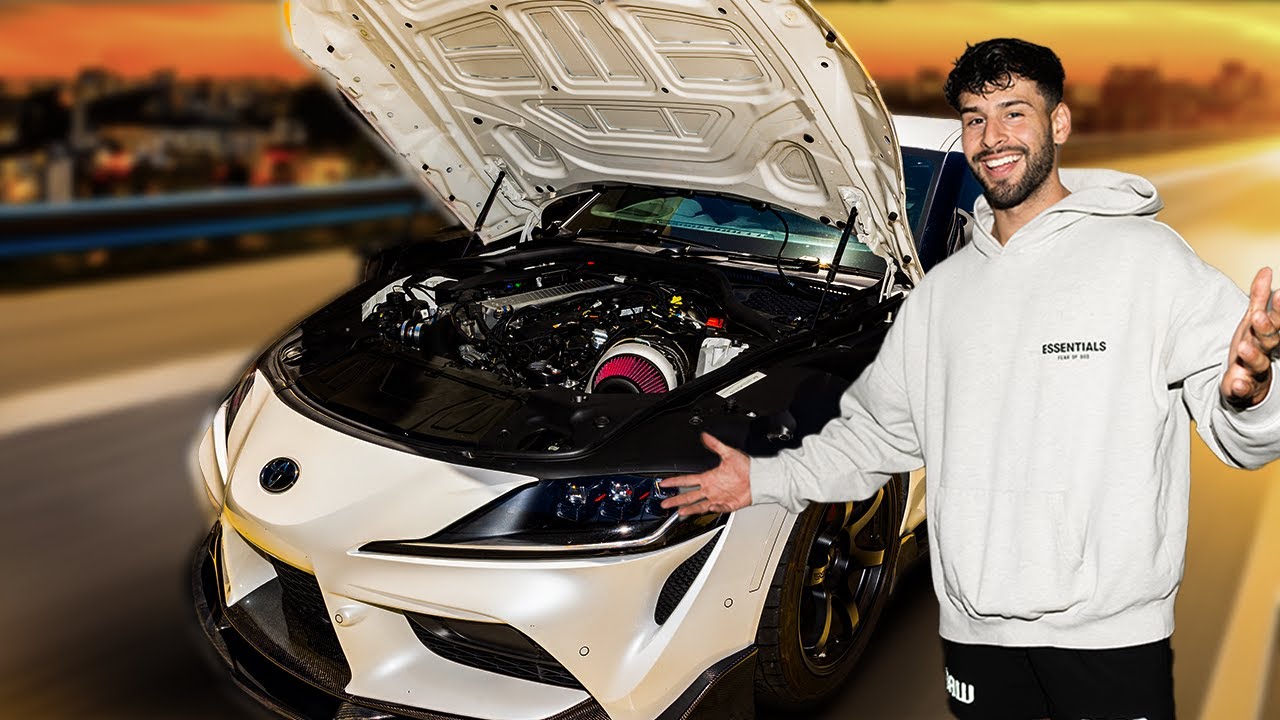 Big Turbo Supra HARD STREET PULLS! 700 HP First Reaction!