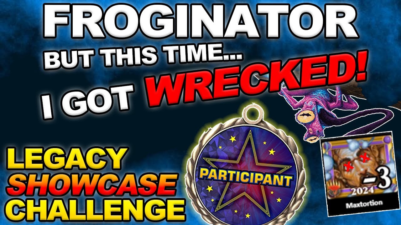 Bad Luck, Misplays, or Both? I Did NOT Crush the Legacy Showcase Challenge! | MTGO | Maxtortion