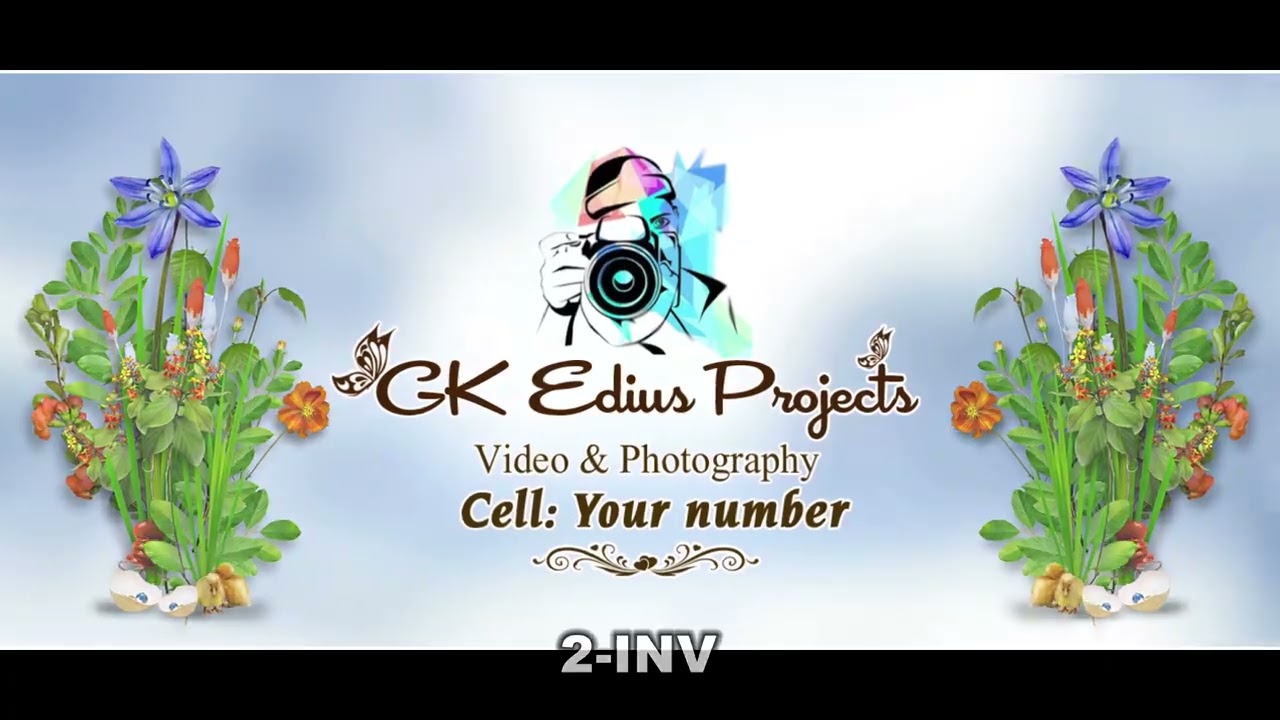 GK 6 EDIUS INVITATION PROJECTS ENGLISH & TELUGU