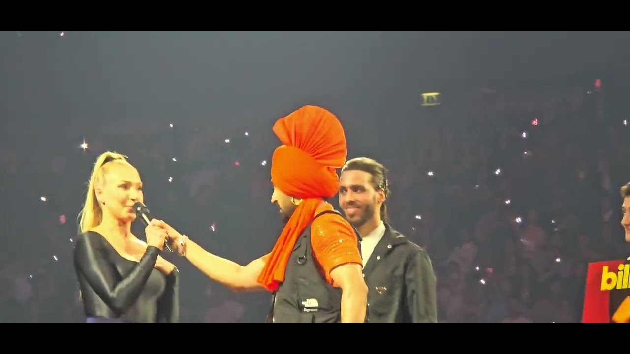 Diljit Dosanjh Billboard announcement at London O2 Arena