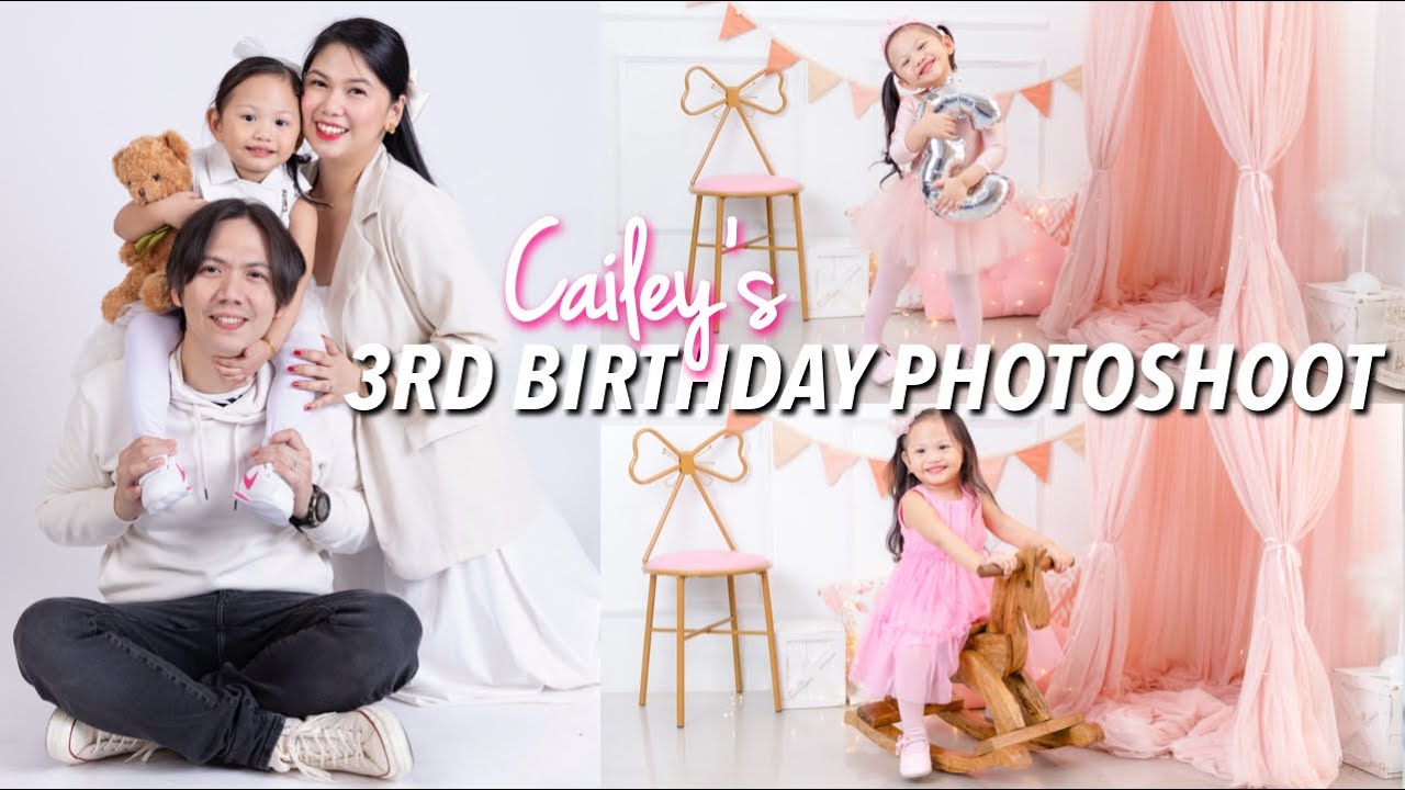 3RD BIRTHDAY PHOTOSHOOT NI BABY CAILEY! BTS + MY BIBLE & DAILY DEVOTION | VLOG265 Candy Inoue♥️