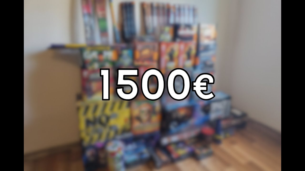 Najväčší unboxing pyrotechniky😱 NA CZ/SK😱 (1500€) na silvestra 2026