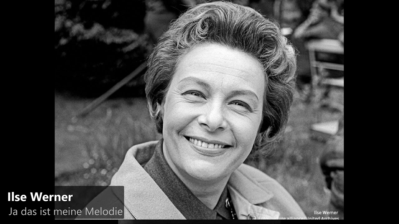 Ilse Werner - Ja das ist meine Melodie (1941)