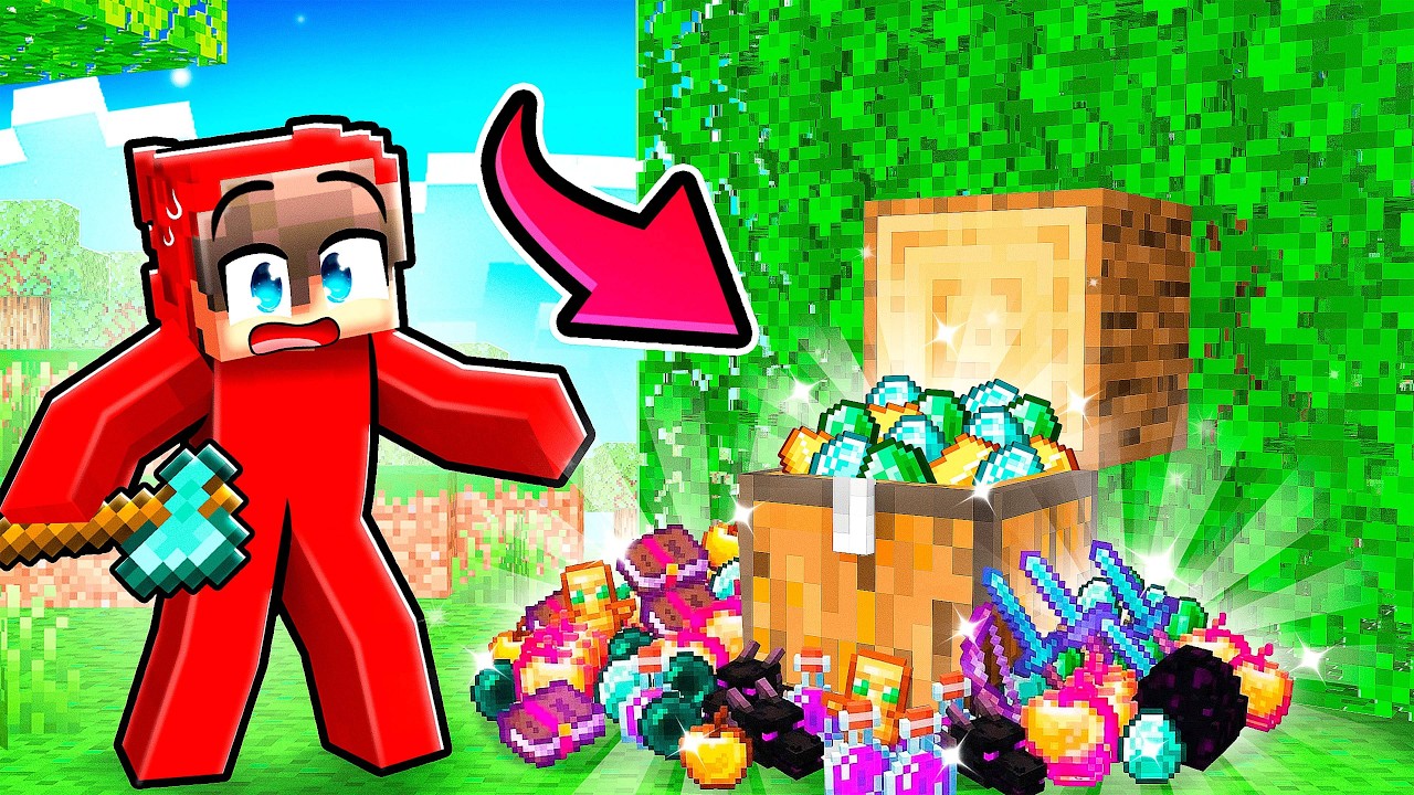 Minecraft, но деревья &mdash; это сундуки!