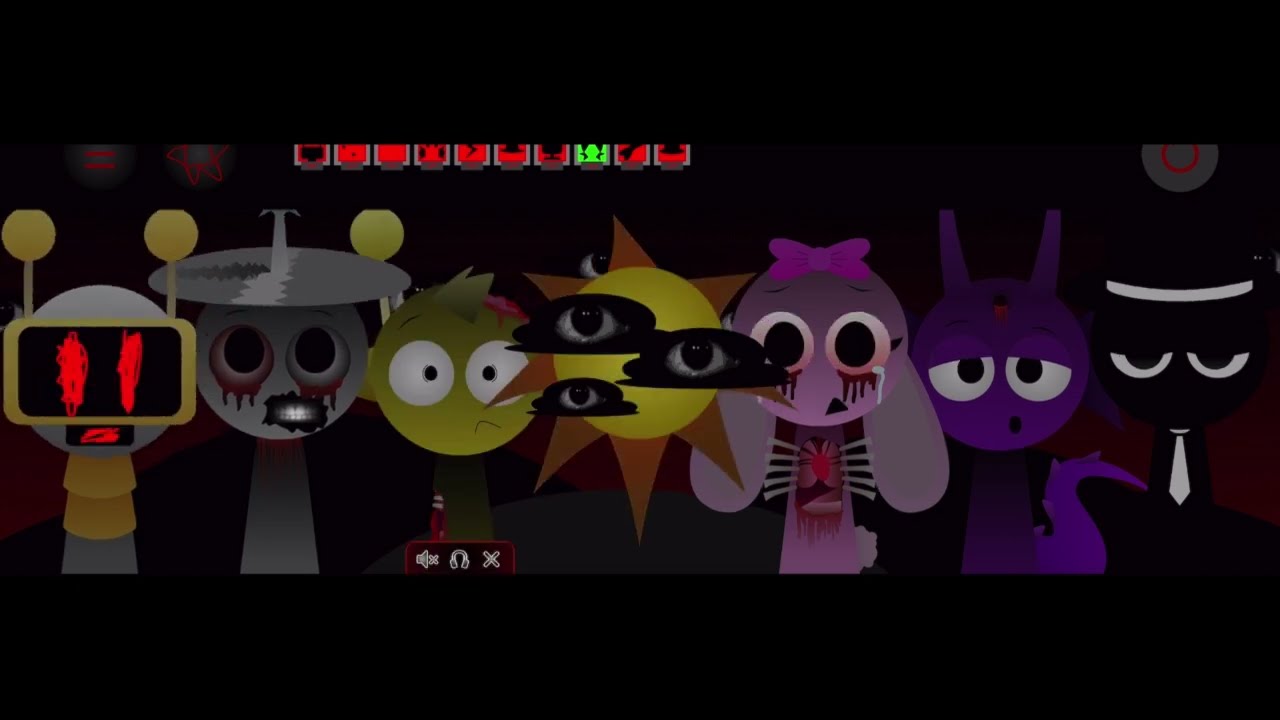 "RUN AWAY" Incredibox sprunki swap retextured 1.7 mix