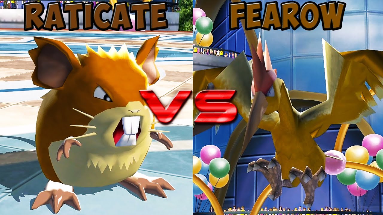 Pokemon battle revolution - Raticate vs Fearow