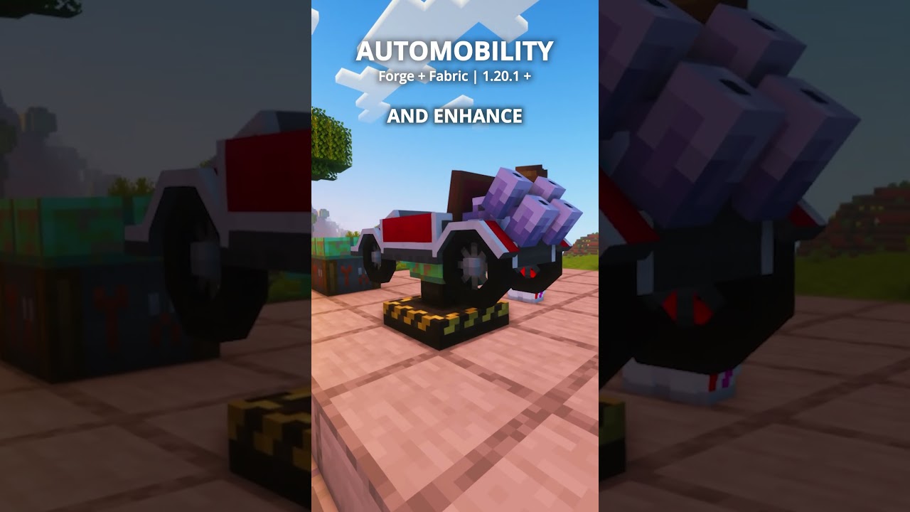 Мод Automobility для Minecraft 🏎️