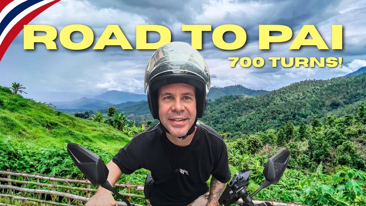 CRAZY ROAD Chiang Mai to Pai Thailand 🇹🇭 Thailand travel vlog
