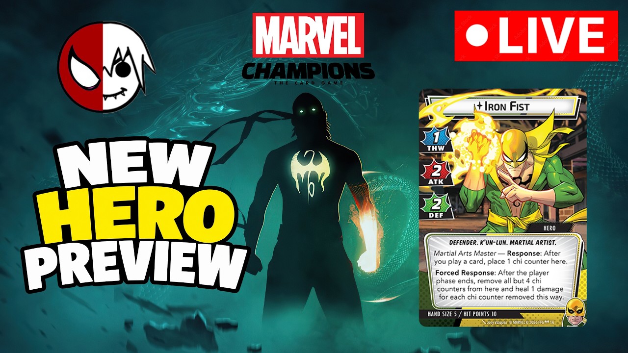 IRON FIST Hero Preview for Marvel Champions