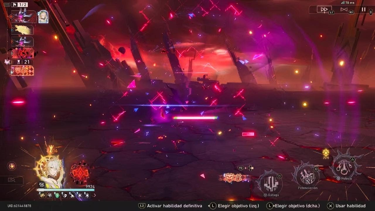 Honkai: Star Rail - Evocacion Caotica Nivel 12 3 Estrellas [Kafka Revivio Kafka brones]