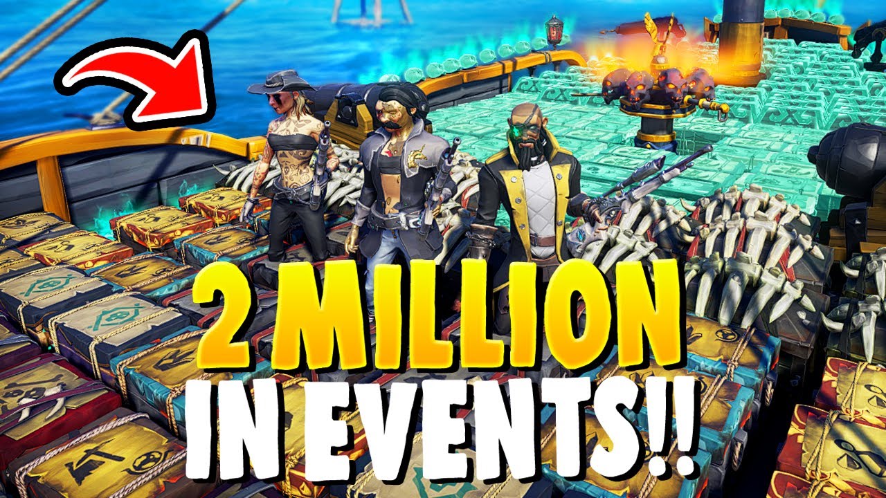 WE STACKED 2MILLION GOLD in WORLD EVENTS!!
