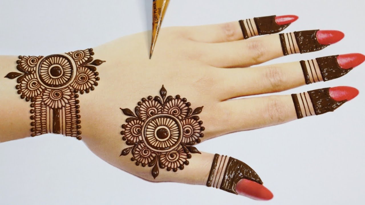 Simple stylish mehndi design| Easy beautiful mehndi designs| new mehandi design| Mehandi ka designs