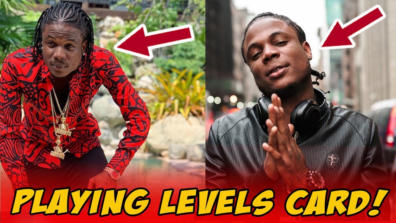 MASICKA playing LEVELS cards with BIGGER artist then HIM, RUNNING because HIM belly FULL