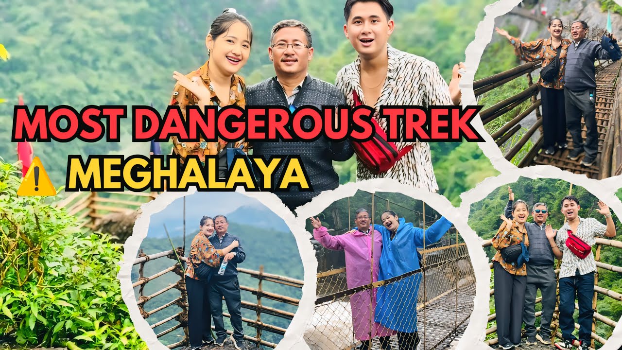 Deadly Bamboo trek in Meghalaya 😱🌿| Manipur vlog ❤️