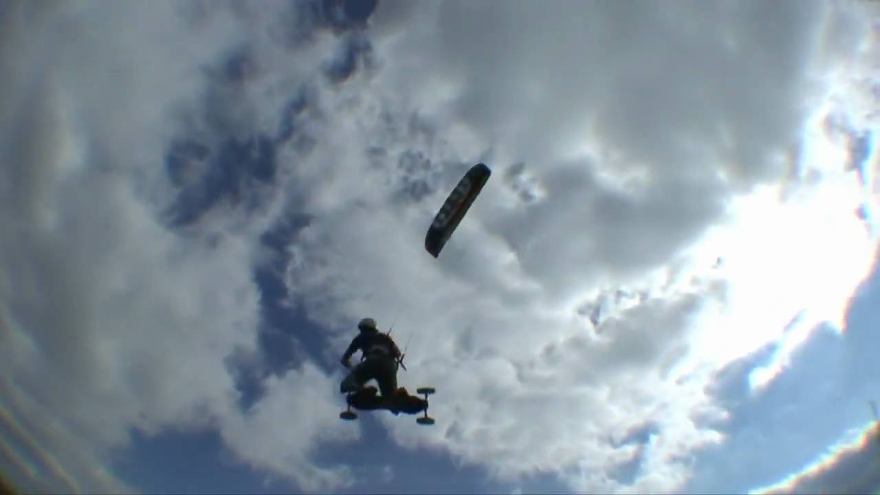 Fails n Bails - Kite Landboarding Big Air Freestyle