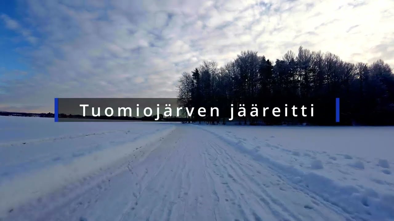 Tuomiojärven jääreitti