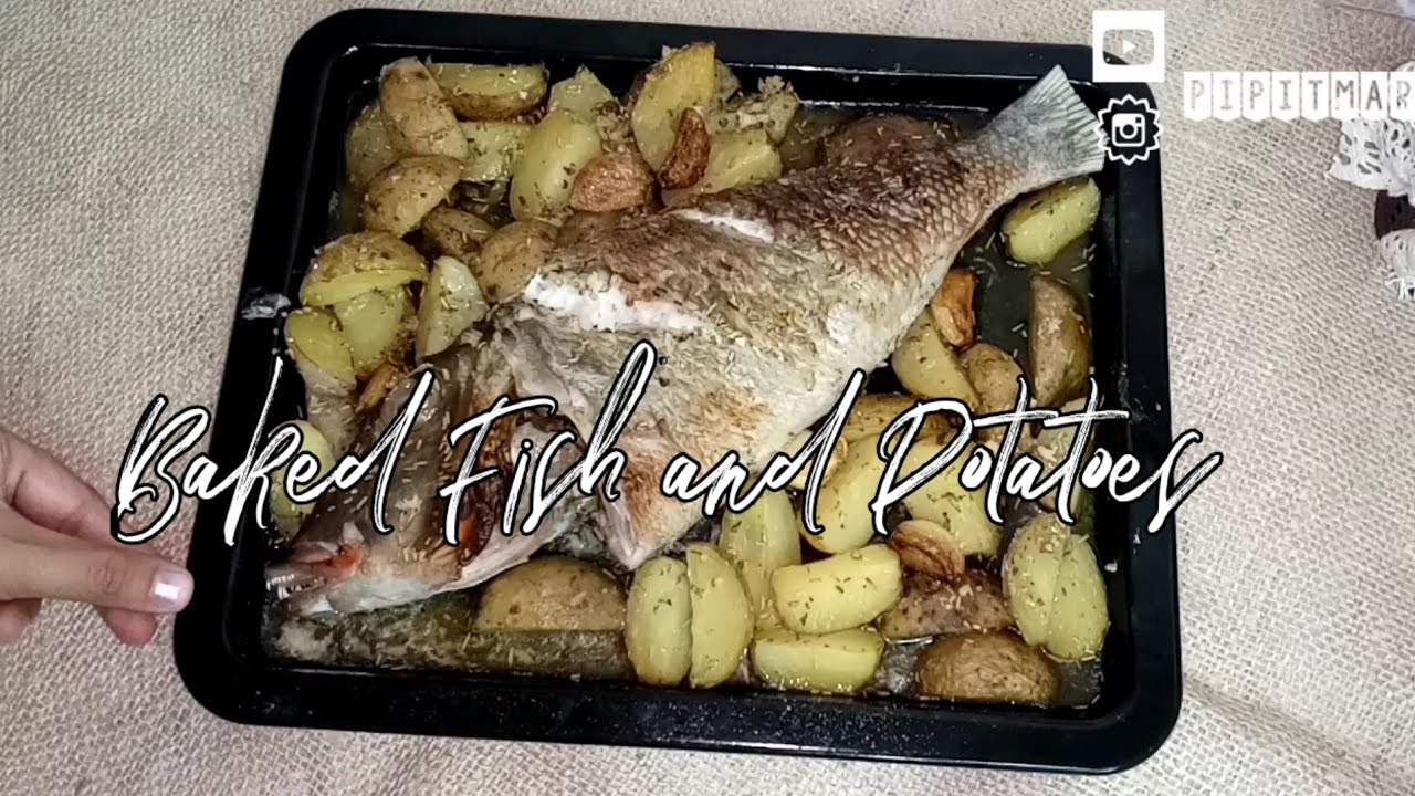 BAKED FISH AND POTATOES SUPER EASY