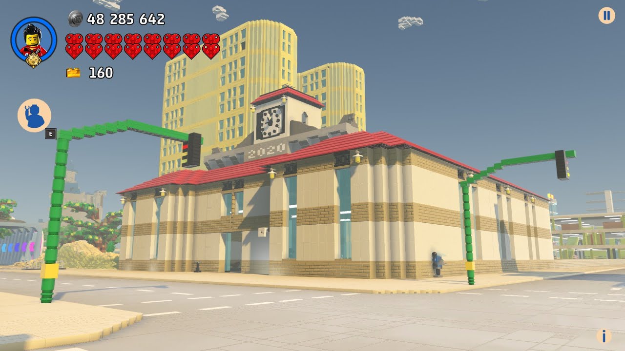 LEGO Worlds - The New first largest LEGO Train Station in LEGO Worlds