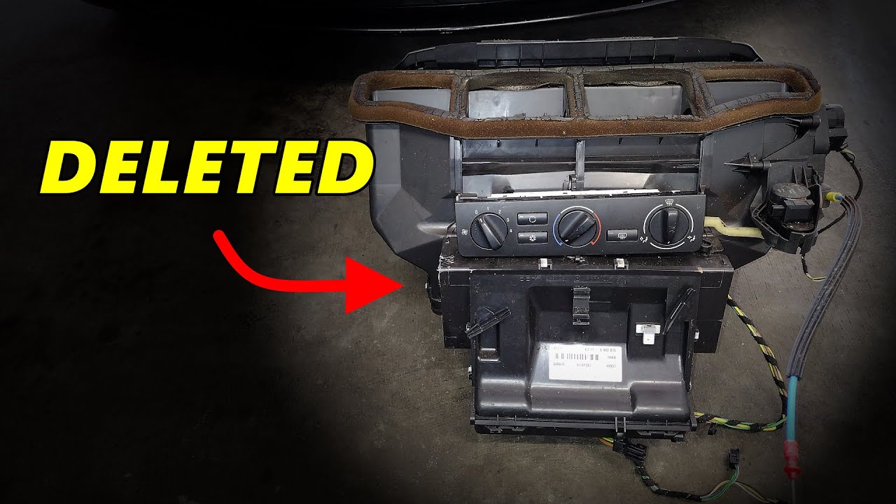 BMW E46 Project: HVAC Climate Control Delete