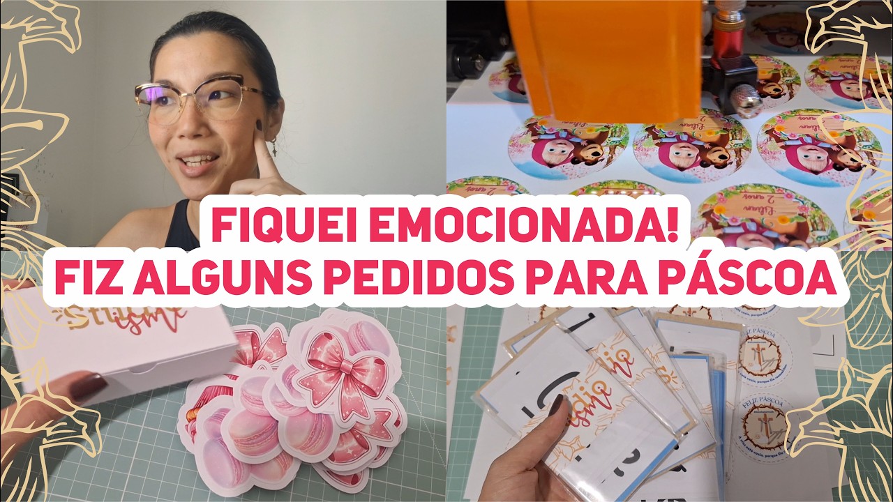 VLOG - FIZ ALGUNS PEDIDOS PARA PÁSCOA + REFLEXÃO