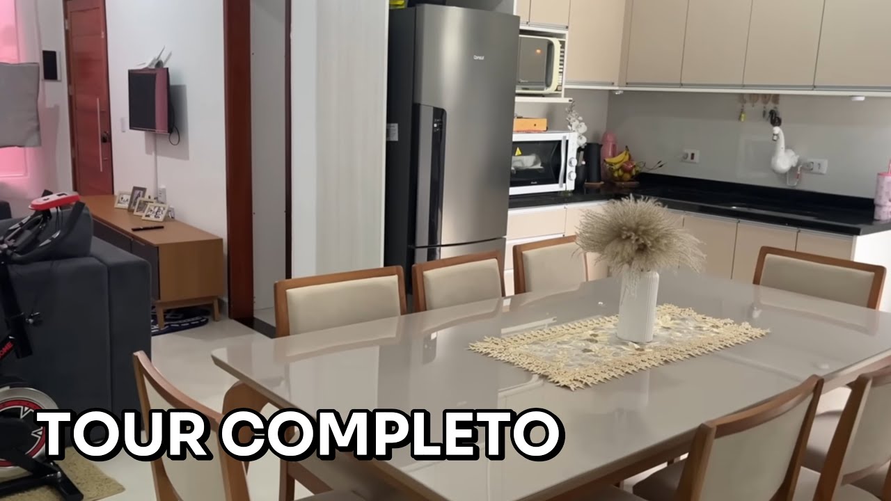 TOUR COMPLETO PELA MINHA CASA NOVA ALUGADA 🏠