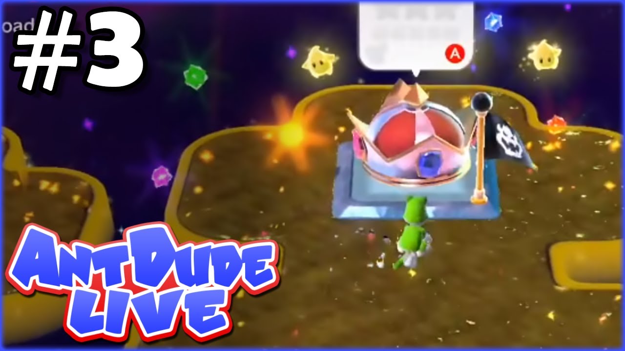 Super Mario 3D World - Road to Champion's Road (Part 3) | AntDude Live
