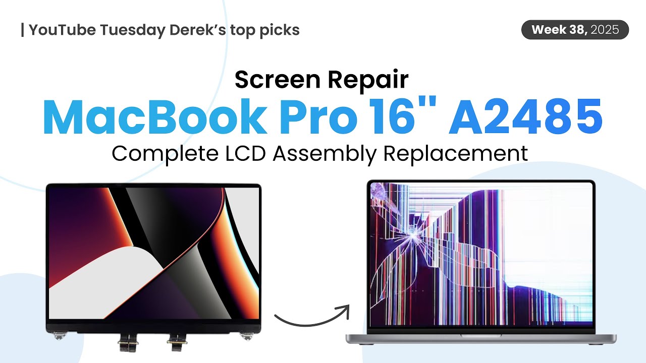 MacBook Pro 16'' A2485 Screen Repair – Complete LCD Assembly Replacement