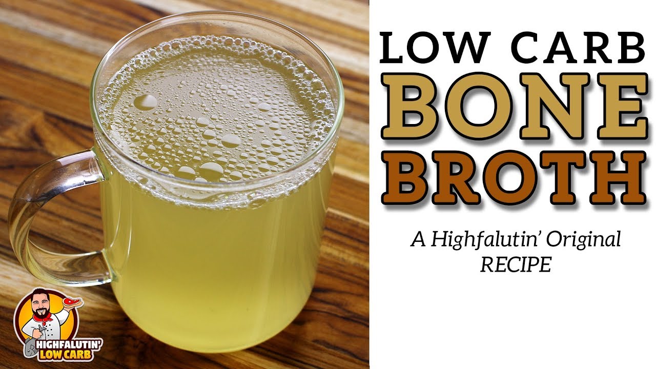 Low Carb BONE BROTH - The Best EASY Keto Bone Broth Recipe - Beef Bone Stock