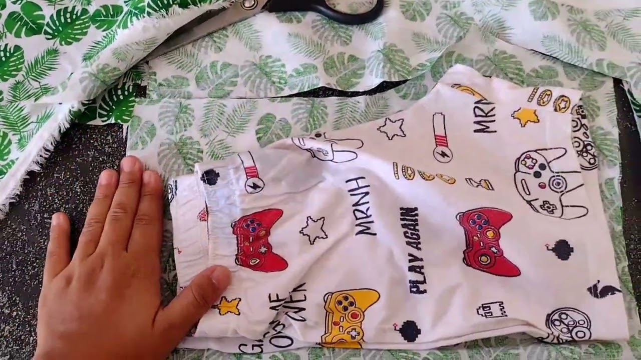 Corte e costura de short infantil! Muito fácil e rápido!!
