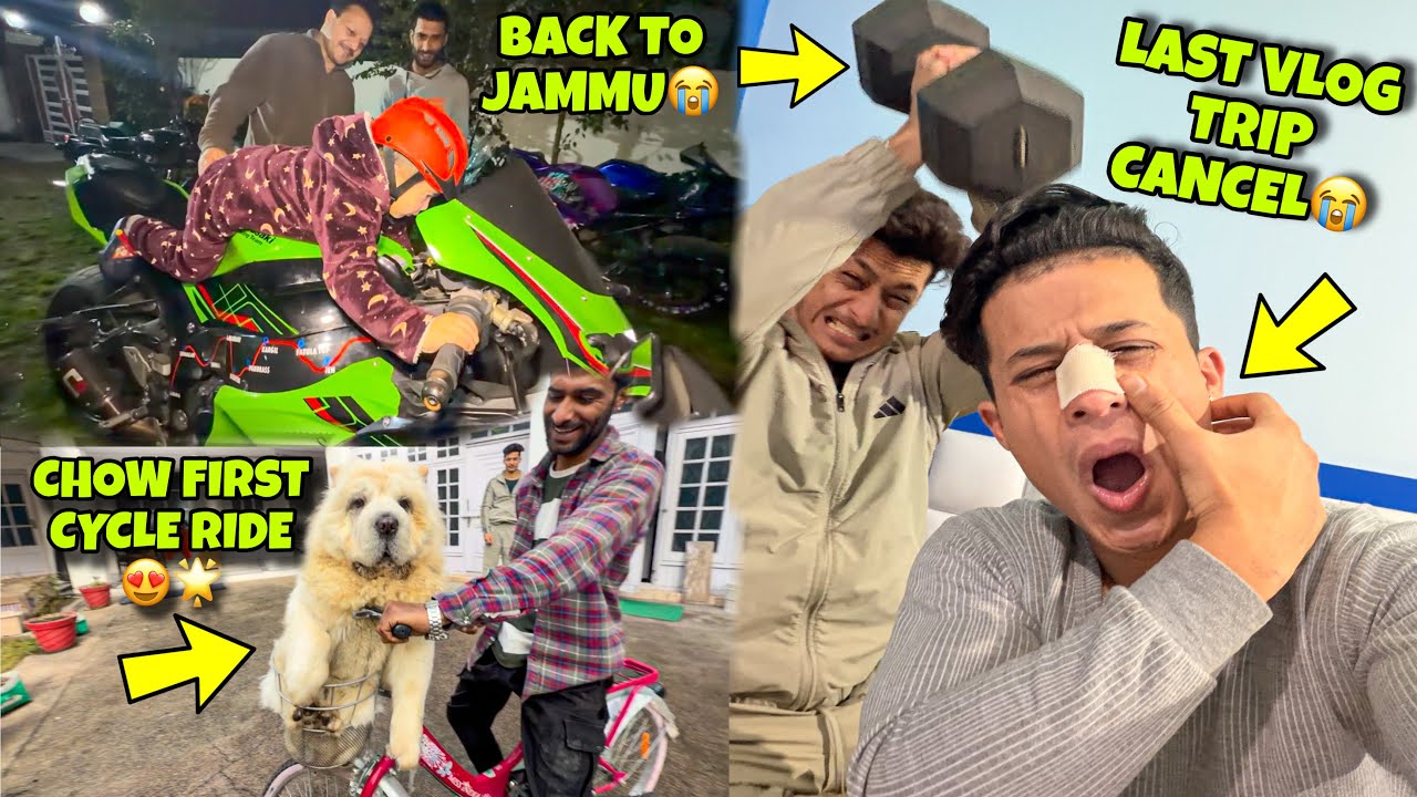 Last Vlog💔 Trip Cancel😭 | Episode - 4 Snow Trip Cancel hogai | Back to Jammu 