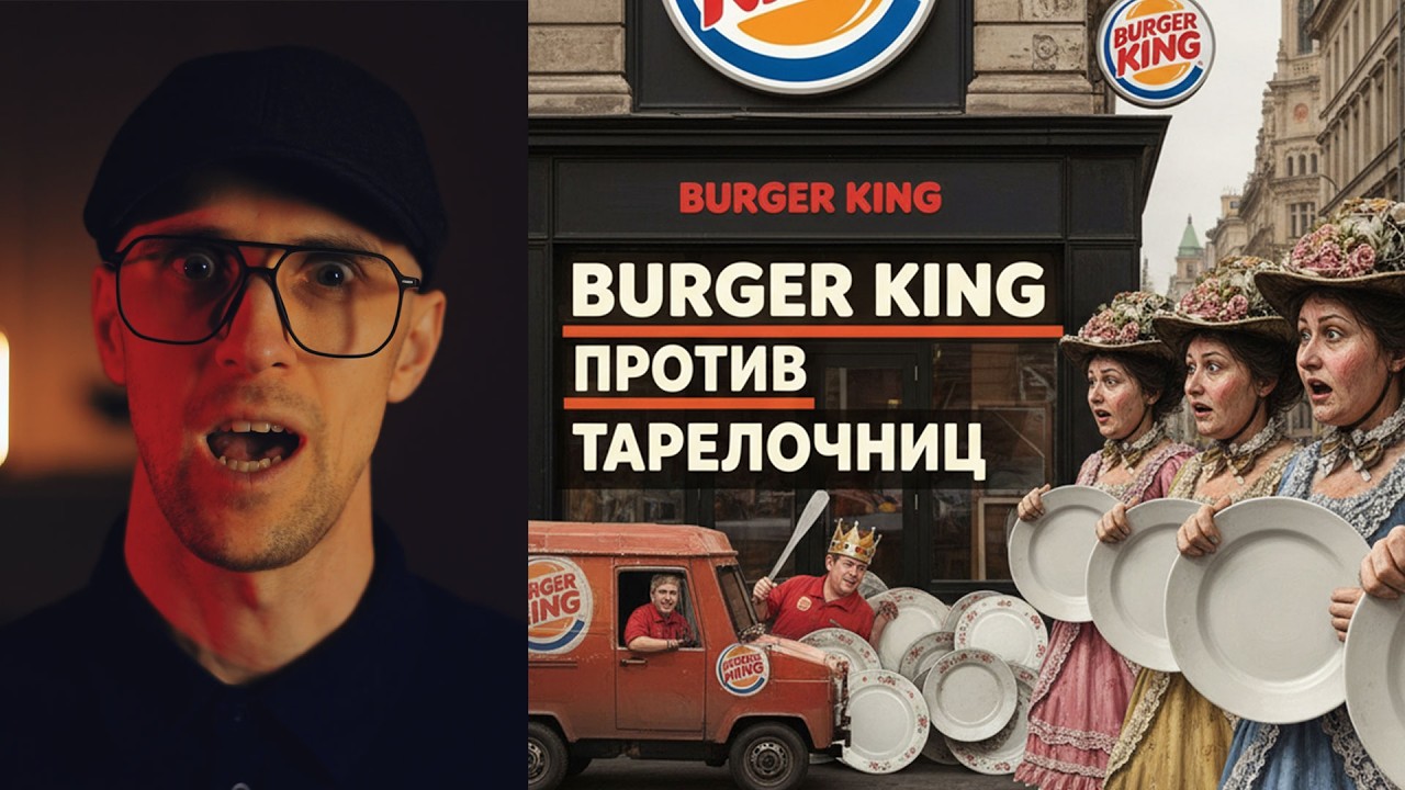 СКАМ от BURGER KING #отношения #пополамщик #тарелочница #burgerking #накормитарелочницу