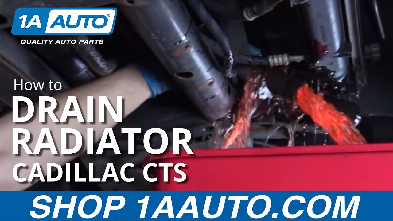 Как слить, заполнить и прокачать радиатор Cadillac CTS 03-07