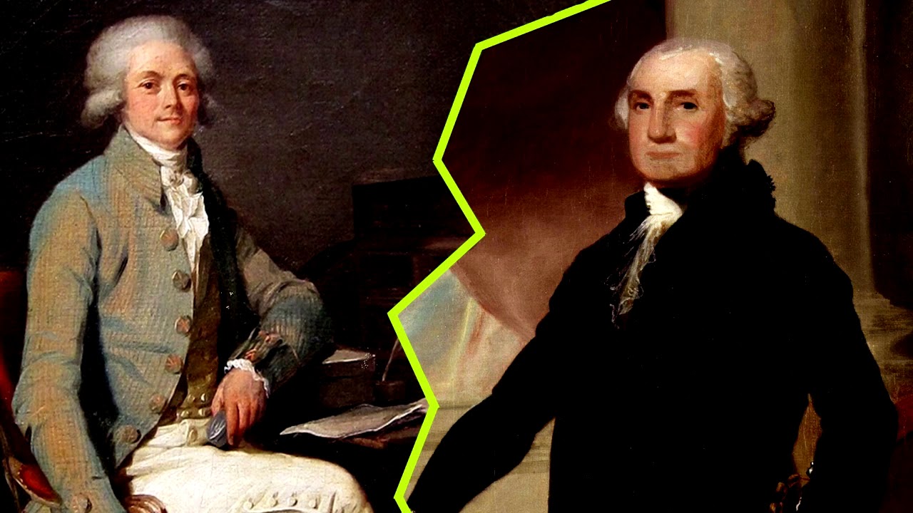 George Washington und Maximilien Robespierre Große Leute in der Geschichte