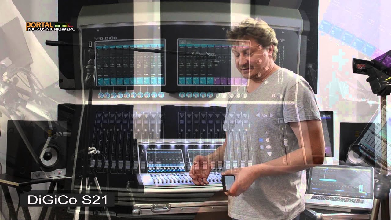 DiGiCo S21 wideo test - cz. 1 - budowa miksera