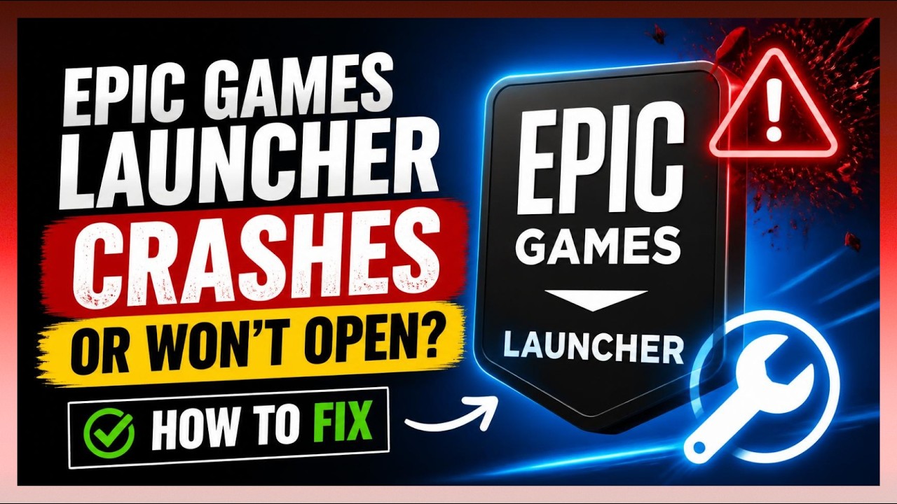 Как исправить вылеты Epic Games Launcher или если он не запускается!