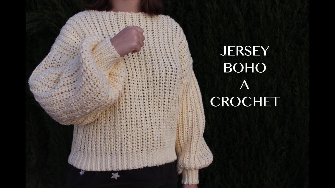 JERSEY BOHO A CROCHET / Cucaditasdesaluta  #jerseyBohocs#cucaditasdesaluta