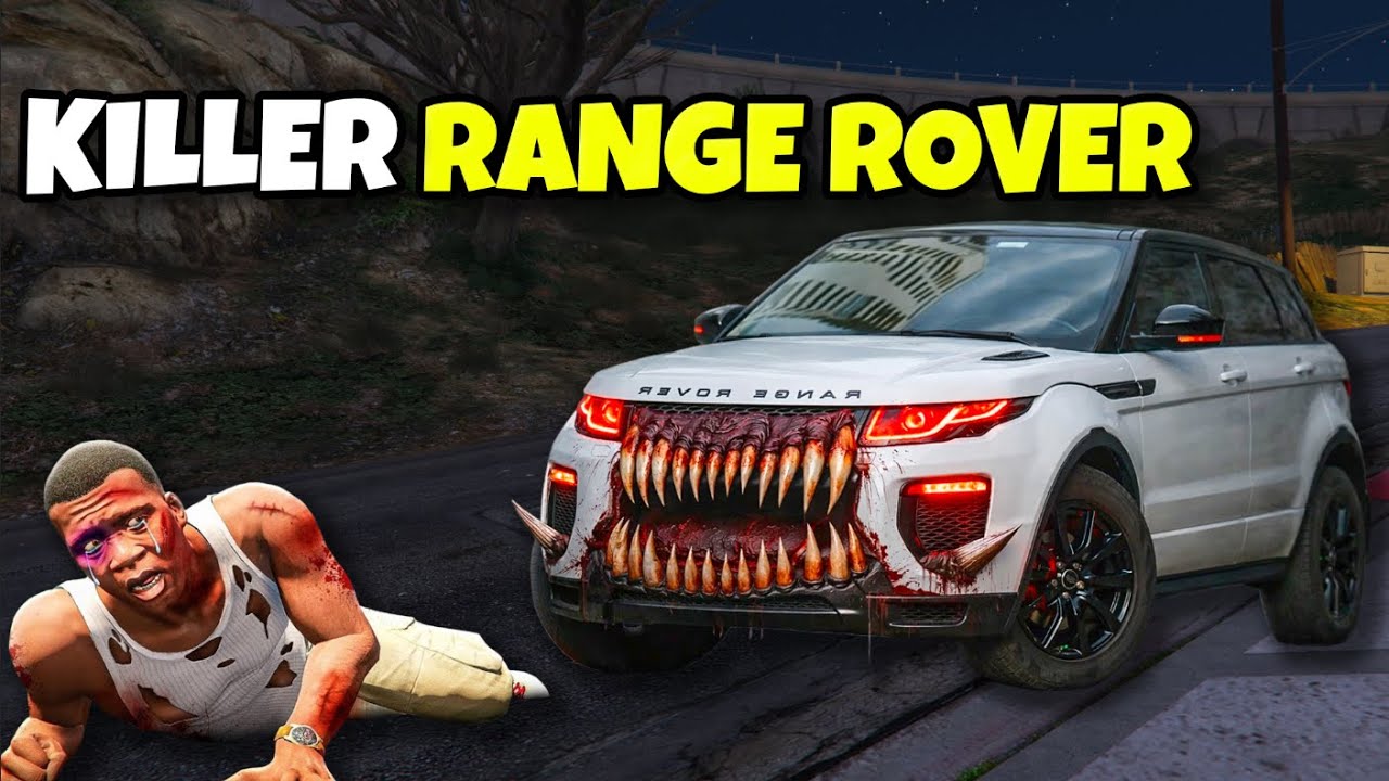Franklin's New Car is Cursed Killer Car Range Rover in Los Santos | GTA 5