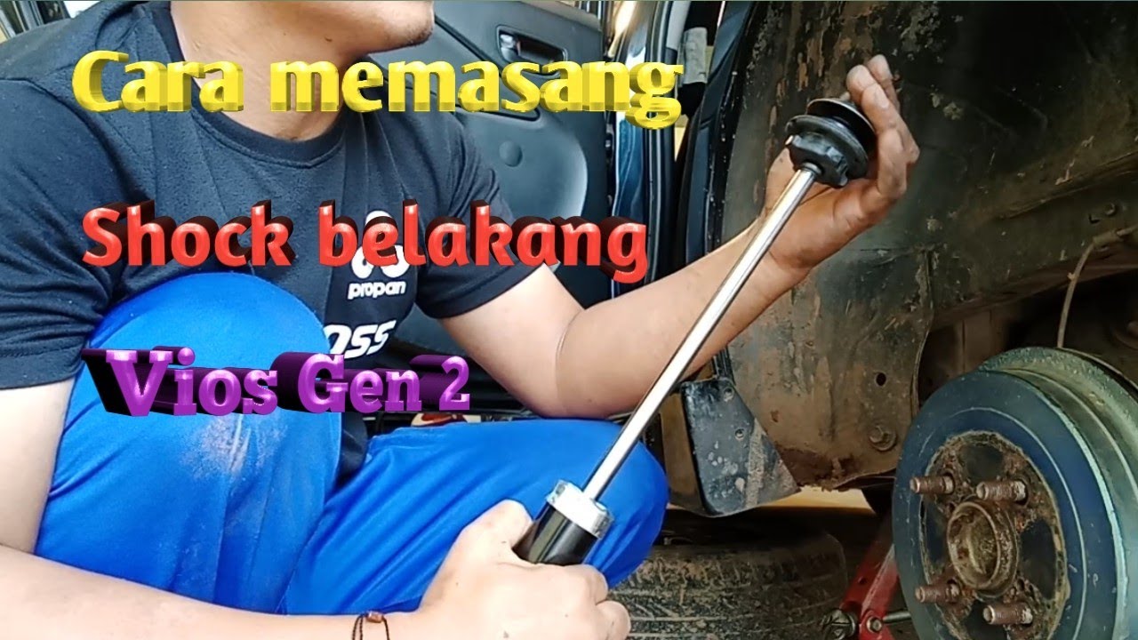 Cara bongkar pasang shock belakang Mobil vios