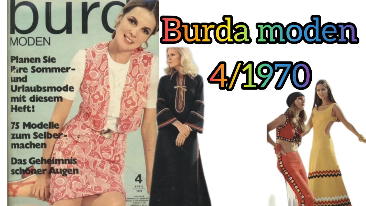 Burda moden 4/1970 , full preview