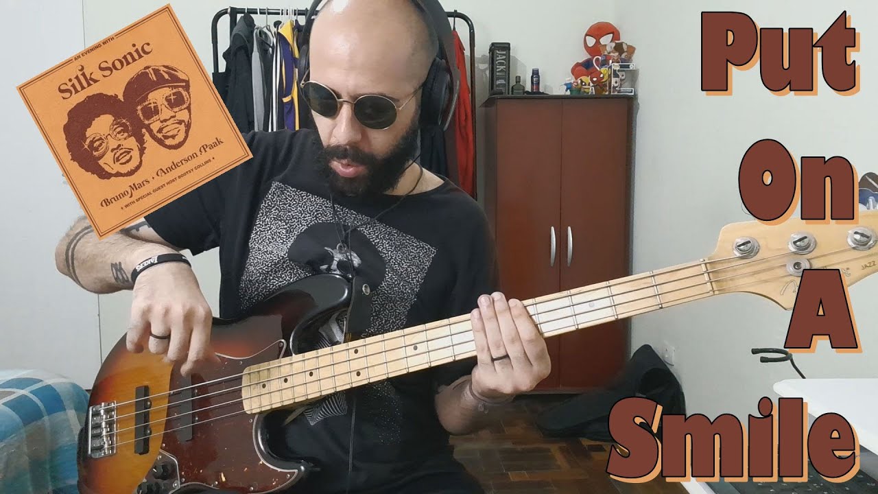 Put On A Smile (Bruno Mars, Anderson .Paak, Silk Sonic) BASS COVER