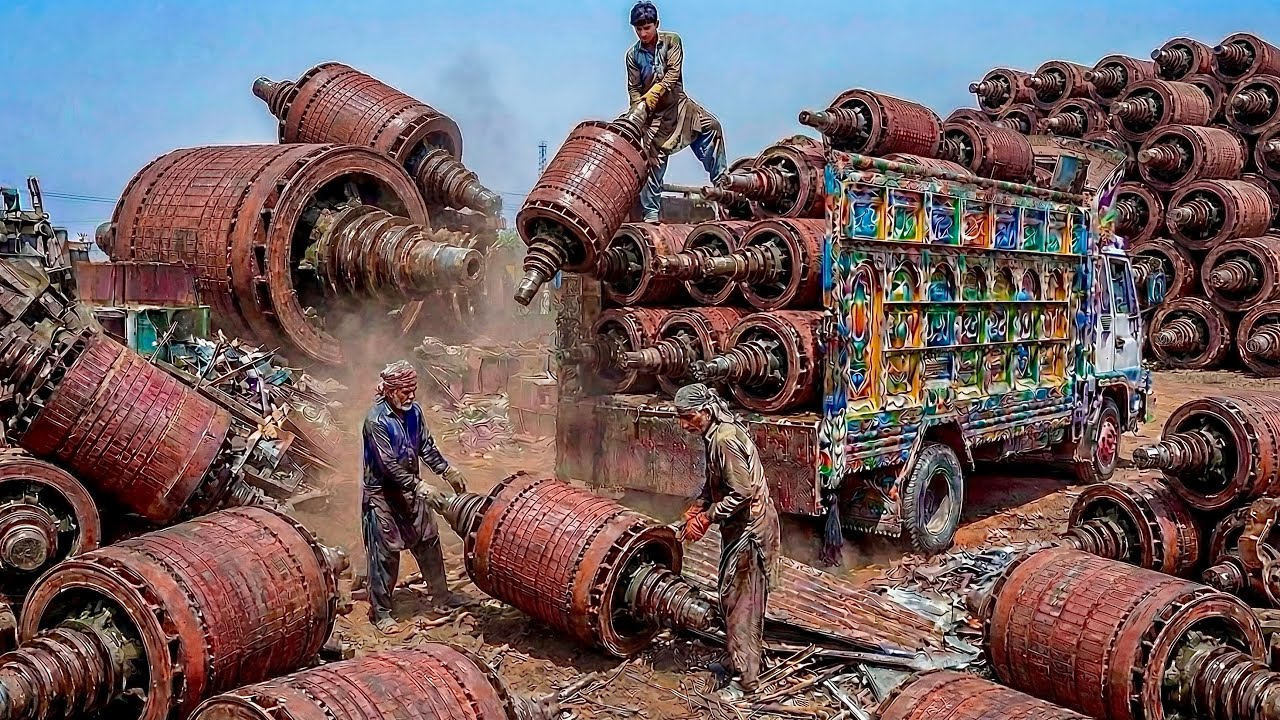 Process of Recycling Motor Rotor into Aluminium Cooking Pots | All Asian Production