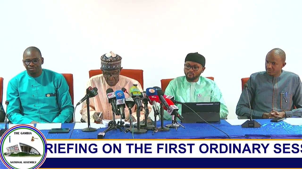 PRESS BRIEFING OF THE FIRST ORDINARY SESSION OF THE NATIONAL ASSEMBLY