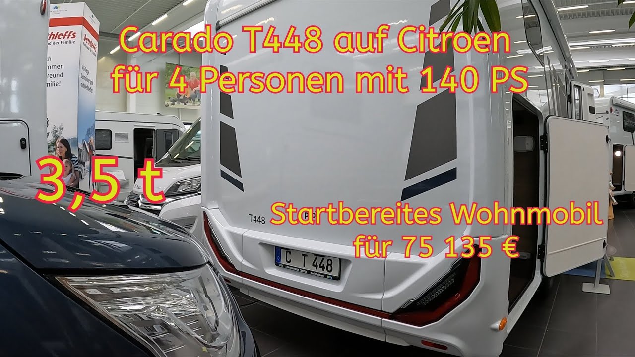 Carado T448 auf Citroen mit 140 PS Vlog41/23