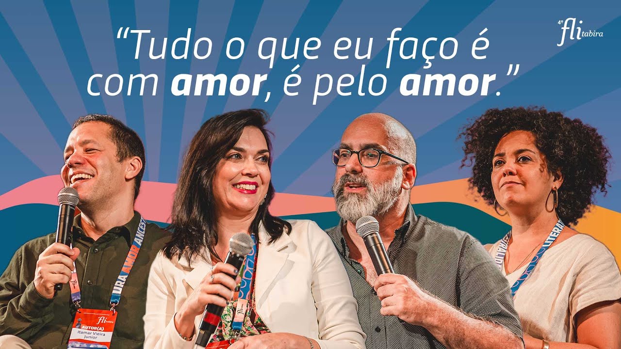 Itamar Vieira Junior, Morgana Kretzmann e Valter Hugo Mãe no #Flitabira
