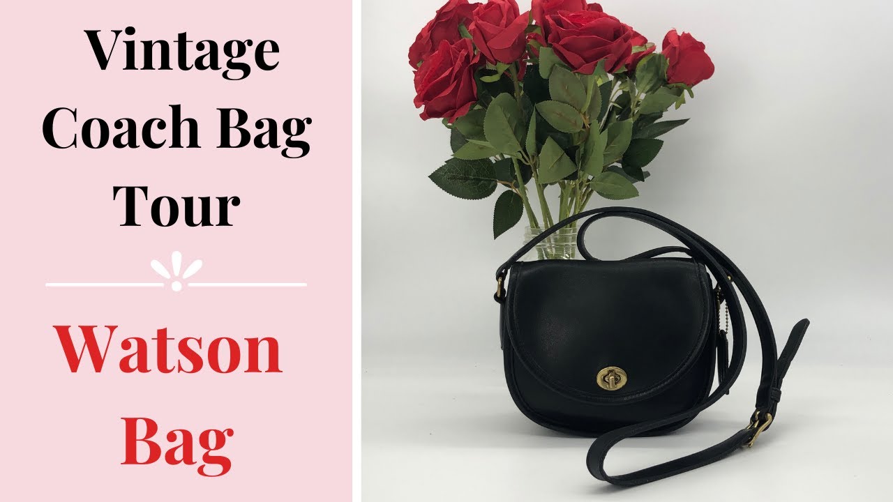 Vintage Coach Bag Tour | Watson Bag | Cristina Moda Vintage Shop
