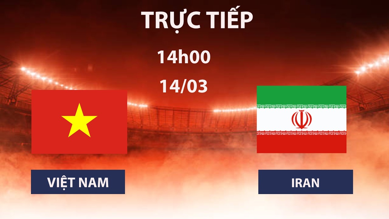 🔴Việt Nam vs Iran | U23 Châu Á | Đối Đầu Siêu Căng Thẳng Với Gã Khổng Lồ Tây Á