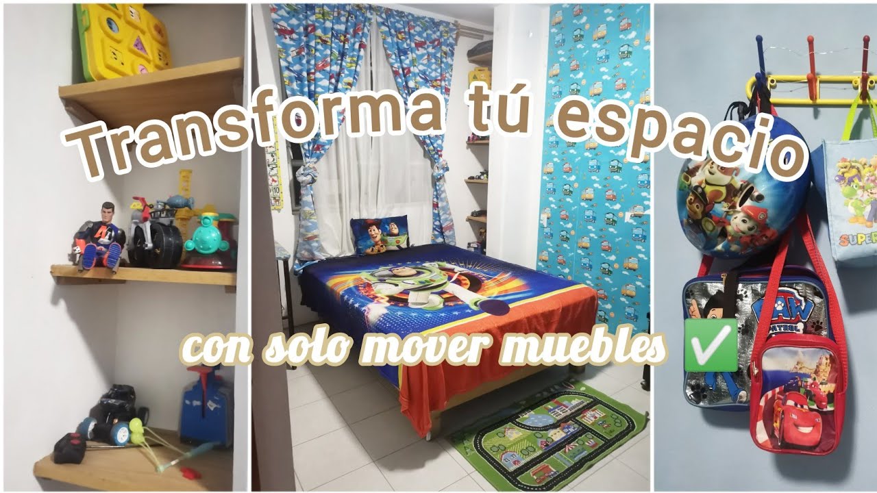 TRANSFORMA CON SOLO MOVER MUEBLES✅CAMBIO TOTAL❤️SOLO NECESITAS UN POCO DE ESFUERZO💪 #transformación