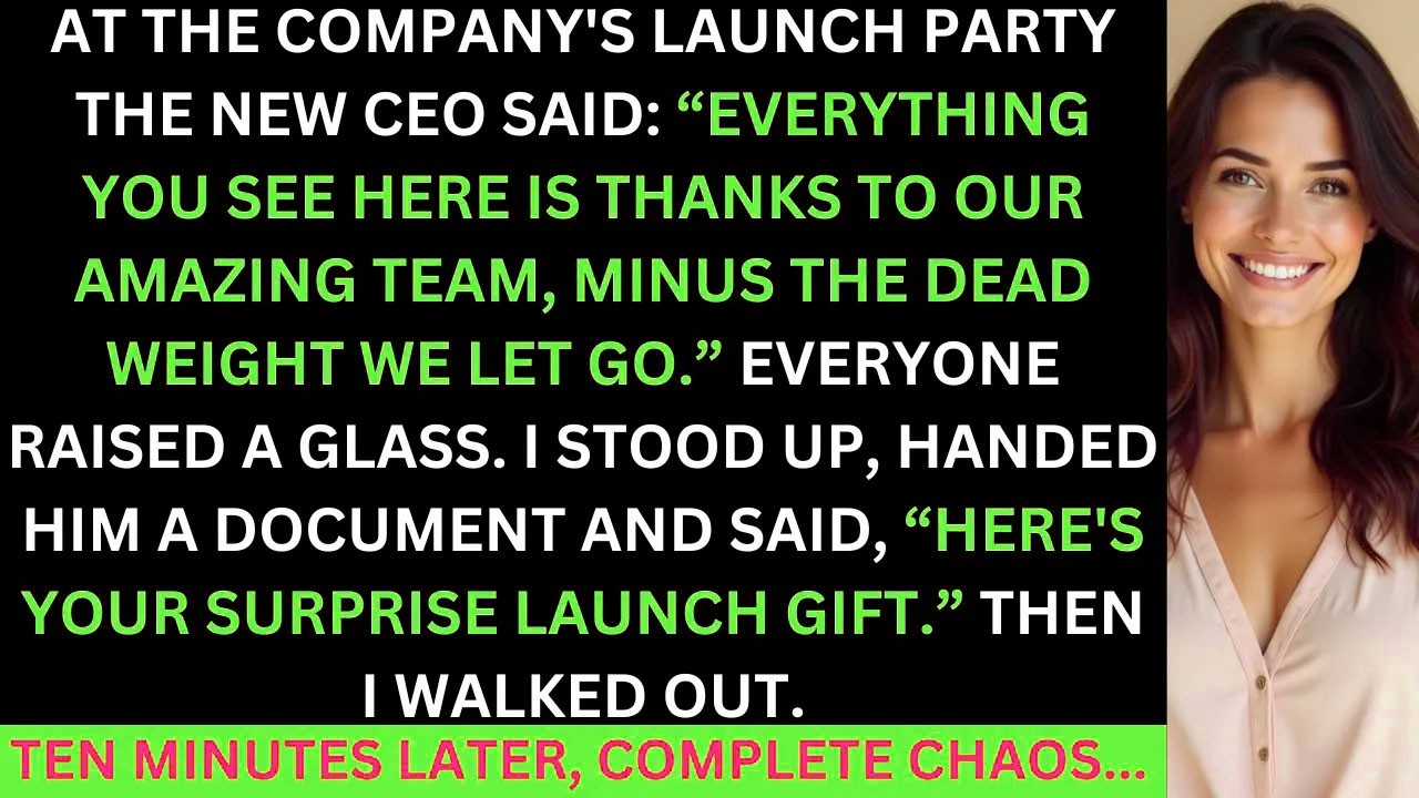 I Got Dismissed At The Launch Party After 12 Years, But I New It Beforehand. They Had No Idea What..