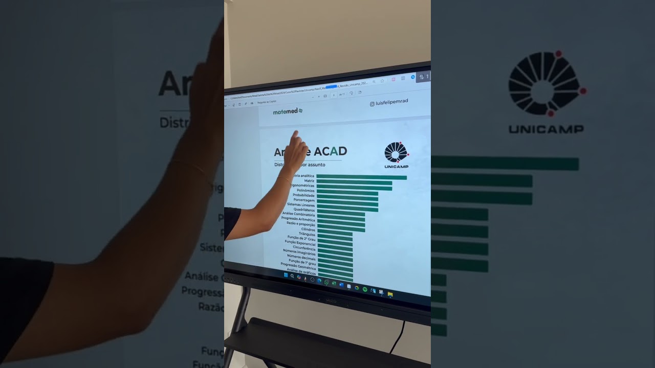 Raio-X de matemática na Unicamp! 🔥